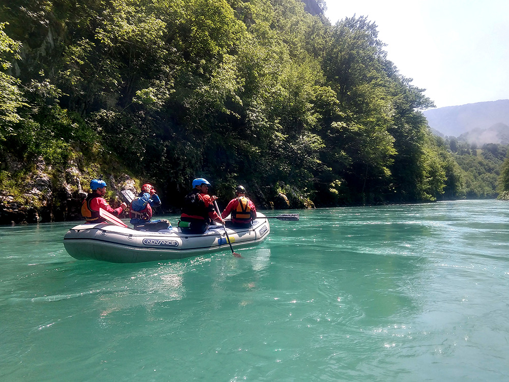 рафтинг на реке Тара в Боснии